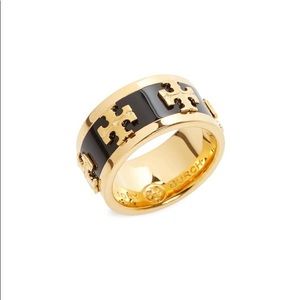 Tory Burch Logo Enamel Ring